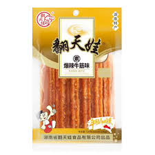 翻天娃爆辣牛筋味 FTW Gluten Strips – Spicy Beef Tendon FL 136g