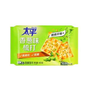太平梳打香葱口味单卷装 Pacific Soda Crackers – Scallion (Single Roll)100g