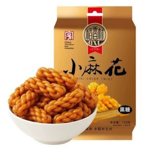 稻香村小麻花-黑糖味 DXC Mini Crisp Dough Twist-Brown Sugar FL 120g