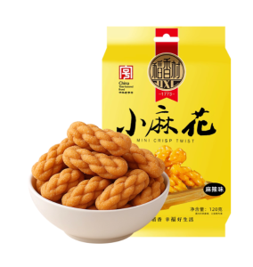 稻香村小麻花-麻辣味 DXC Mini Crisp Dough Twist-Spicy FL 120g
