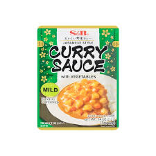日本咖喱(含蔬菜)-微辣 S&B Curry Sauce With Vegetables Mild 210g