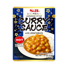 日本咖喱(含蔬菜)-辣味 S&B Curry Sauce With Vegetables Hot 210g